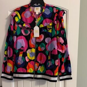 Colorful Patterned Bomber Jacket